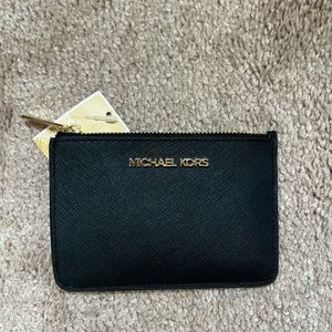 Michael Kors Jet Set Travel Small Top Zip Coin Purse with ID holder 2020